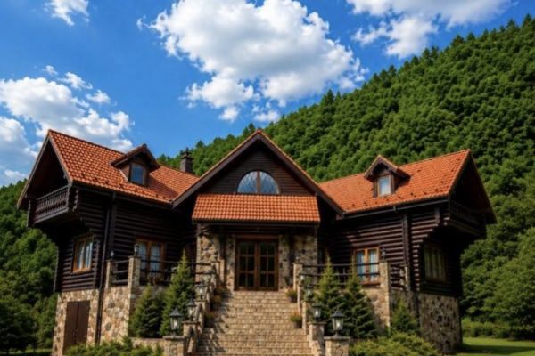 Exterior Rustic Cottage în Mărginim